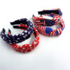 Wholesale New American Flag Independence Day Headband Fabric Knotted Creative Headband