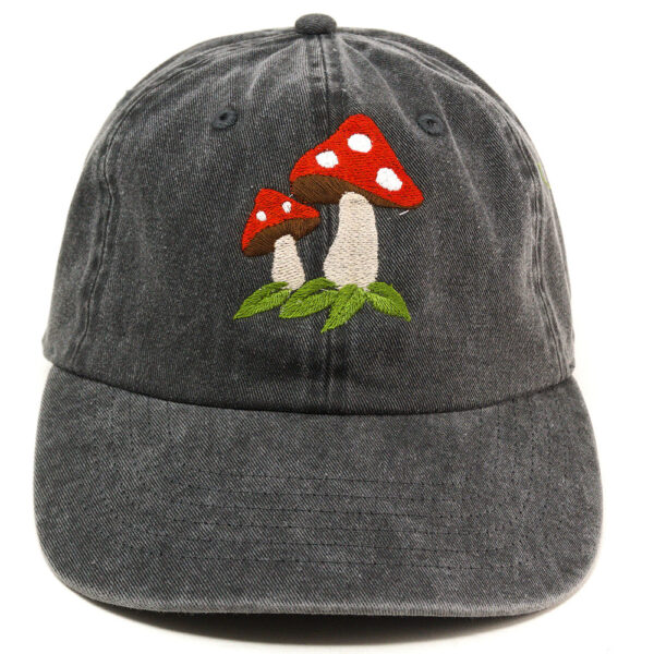 Wholesale Washed Cotton Mushroom Baseball Caps