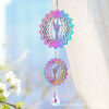 Wholesale 3D Colored Hummingbird Stainless Steel Rotating Wind Chimes