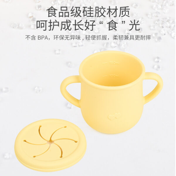 Wholesale Silicone Kids Snack Cup Baby Supplies