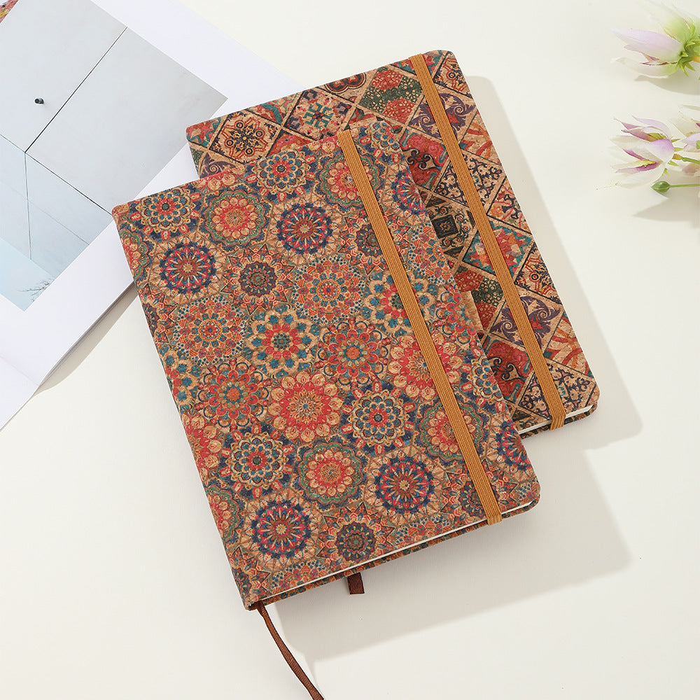 Wholesale Retro Floral Patterns Paper Diary
