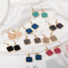 Wholesale Color Resin Metal Earrings