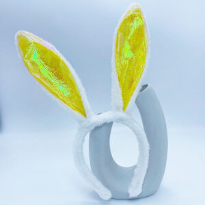 Yellow fluorescent rabbit