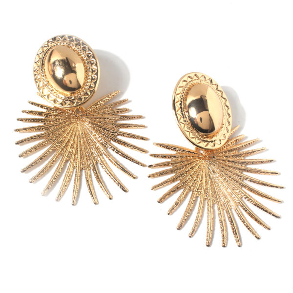 Wholesale Statemente Gold Alloy Earrings