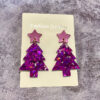 O1CN012Nq1De1zp31bISsM6_2215459036762-0-cib Wholesale Christmas Tree Glitter Mirror Acrylic Earrings