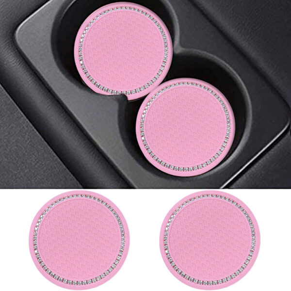 Wholesale Water Coaster PVC Diamond Coaster Round Storage Mat