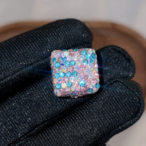 Cartoon Pink Blue Square