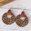 O1CN012U7YnQ1ZzQ0FQ6yyQ_2214986983265-0-cib Wholesale Ethnic Bohemian Leopard Print Round Reversible Leather Earrings