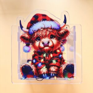 B257-christmas series-highfield cow pen holder