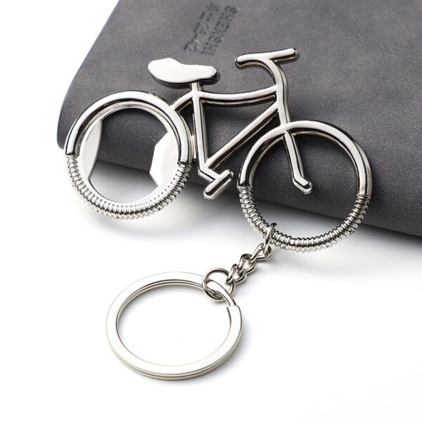 Wholesale Bicycle Bottle Opener Metal Keychains