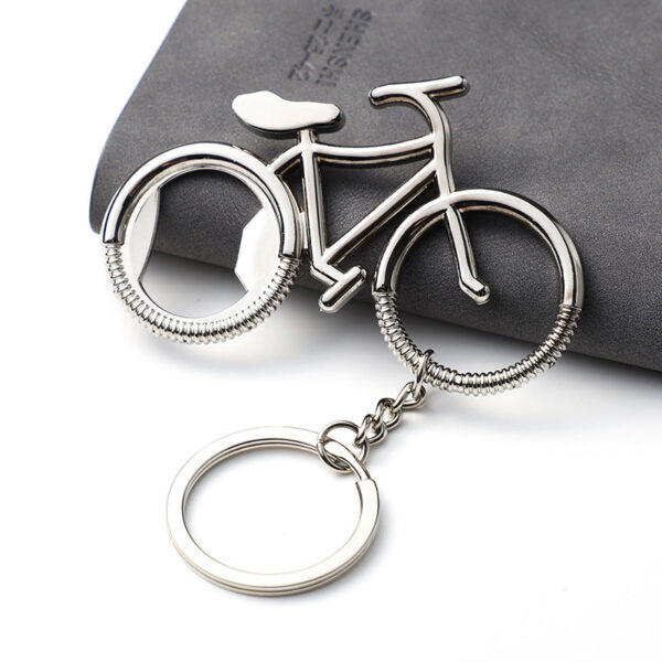 Wholesale Bicycle Bottle Opener Metal Keychains