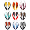 Wholesale Multi-layered Leather Earrings Symmetrical Love Earrings