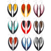 Wholesale Multi-layered Leather Earrings Symmetrical Love Earrings