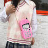 Wholesale PU Stereo Telephone Laser Diagonal Bag