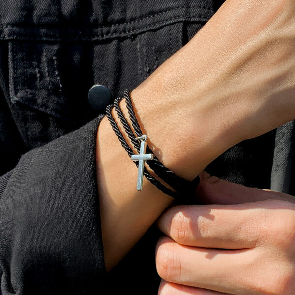 O1CN012bVPA61jS7J2gVYd0_2757164546-0-cib Wholesale Multi-layer Woven Cross Men's String Bracelet