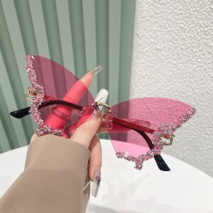 Source factory straight hair] / C03 # Swallowtail-9933 # Rose red