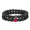 O1CN012dXb5W1IWhhBjnIaI_3494910901-0-cib Wholesale Zircon Skull Volcanic Stone Beads Men's Bracelet