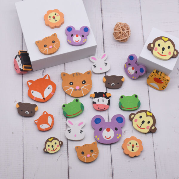 Wholesale PVC New Animal Shape Eraser