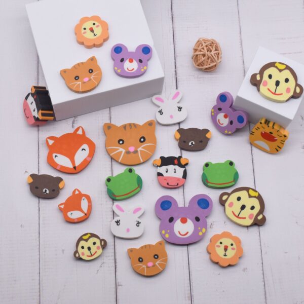Wholesale PVC New Animal Shape Eraser