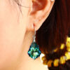 Wholesale Baroque Leaf Crystal Earrings