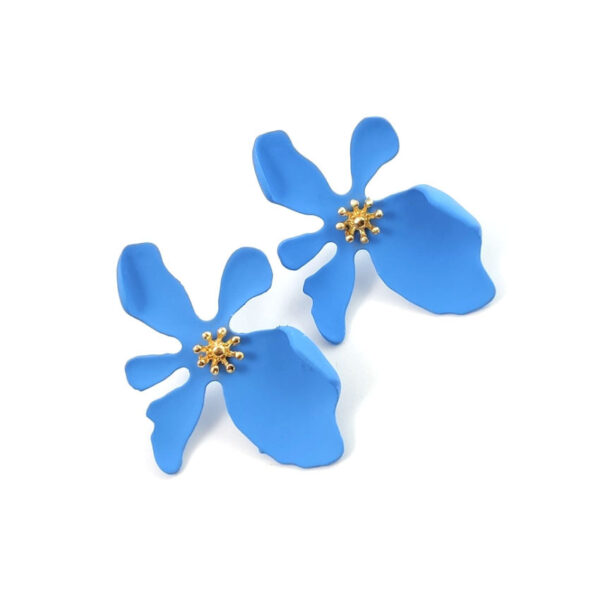 O1CN012hnj291g7Yczfdiio_3975744095-0-cib Wholesale 3D Flower Alloy Earrings