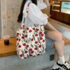 O1CN012i99uF1vHpp6Txv1W__2215348976148-0-cib Wholesale Large Capacity Canvas Single Broken Flower Handbag Shoulder Bag