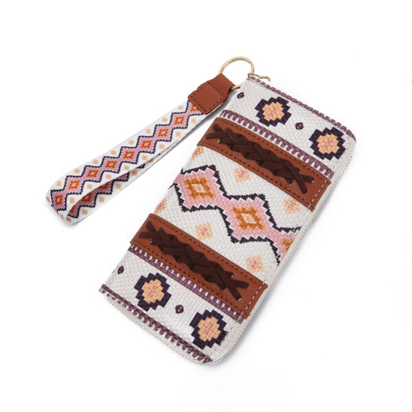 O1CN012iH9ps1bYyR59x45l_2209154643478-0-cib-2 Wholesale Aztec Retro Cotton Linen Bohemian Style Women's Hand Wallet Card Holder
