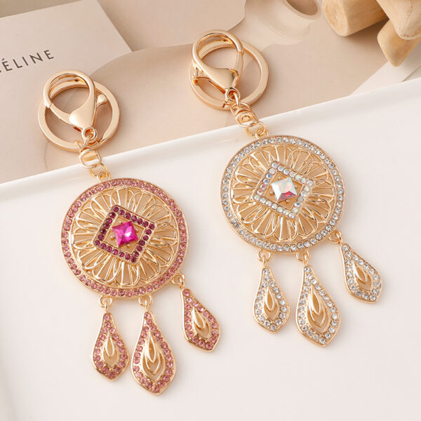 Wholesale Diamond Alloy Dream Catcher Keychain