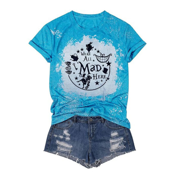 Wholesale New Summer Round Neck Short Sleeve Letter Printed T-shirt Tops