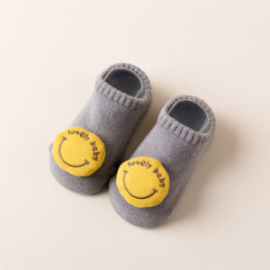 Mushroom Boat Socks-Smiley / M code (suitable for foot length 12-14cm)