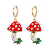 O1CN012nHSoS2CFraf5grLO_2207539588445-0-cib Wholesale Easter Red Mushroom Alloy Earrings