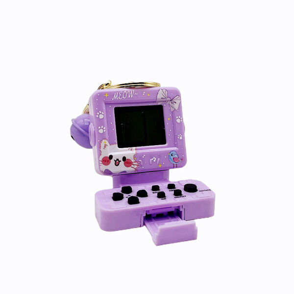 Wholesale ABS Tetris Handheld Mini Game Console Keychain