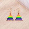 O1CN012q72kE2MGuZNblj4U_2211772399801-0-cib Wholesale Triangle Rainbow Alloy Earrings