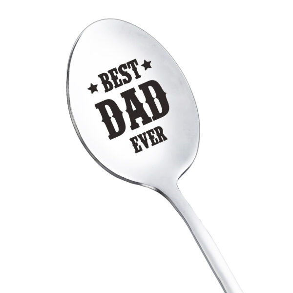 Wholesale Stainless Steel Father's Day Personalized Engraved Coffee Spoon
