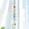 Wholesale Mobis Ring Stainless Steel Rotating Crystal Ball Wind Chime