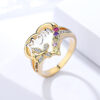 O1CN012tlU4c1LOPCzqsRPe_2211005661289-0-cib Wholesale Mother's Day Diamond Butterfly Alloy Rings