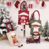 Wholesale Christmas Decorations Linen Cloud 3D Doll Handbag