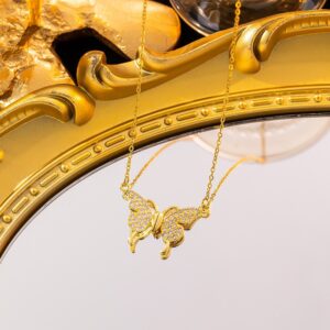 Butterfly copper pendant