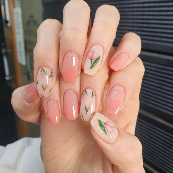 Wholesale Paper Small Flowers Petals Leaves Nail Art Stickers