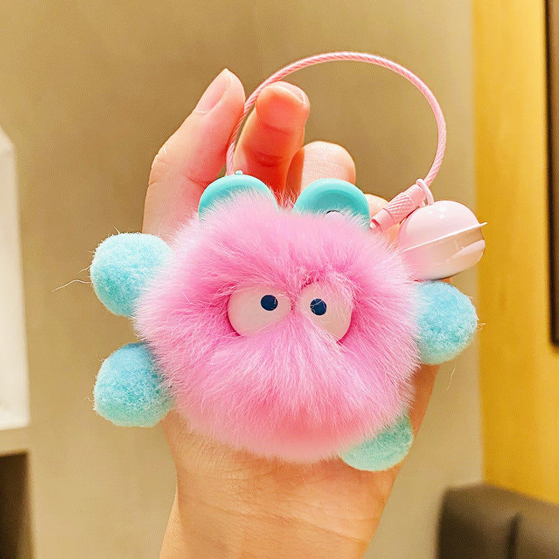 Wholesale Cartoon Cute Rabbit Elf Small Briquettes Plush Keychain