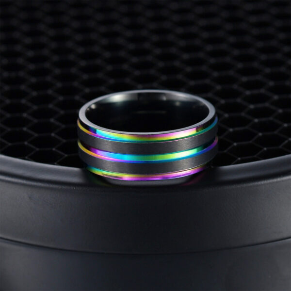 O1CN012yd9Tt25XXqgXnSTz_2525097536-0-cib Wholesale Stainless Steel Iridescent Men's Rings