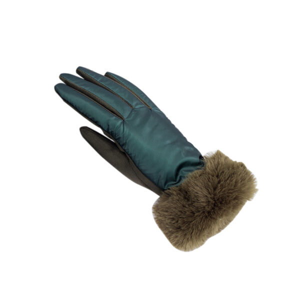 Wholesale Women's Winter Fur Skiing with Plush Angora Glove