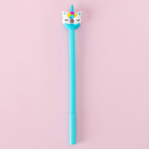 0.5mm / A blue and white unicorn