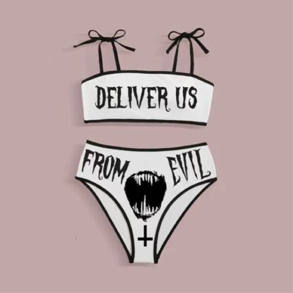 Wholesale New Funny Dark Punk Sexy Cute Polyester Swimwear