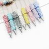 O1CN0132XDYr1WH2vkdltvL_2215718862762-0-cib-2 Wholesale Full of Diamonds and Pearls Creative Gradient Bead Piercing DIY Ballpoint Pen