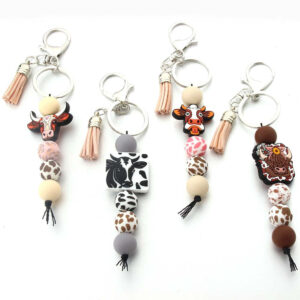 O1CN0135jfrv1bYW3kn0pH4__2216822363477-0-cib Wholesale Silicone Bead Tassel Keychain