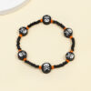 Wholesale Halloween Skeleton Bones, Soft Pottery, Rice Beads, Beaded Bracelets