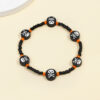 Wholesale Halloween Skeleton Bones, Soft Pottery, Rice Beads, Beaded Bracelets
