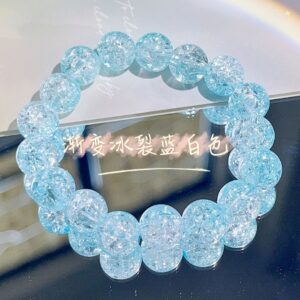 Gradient ice crack Blue White