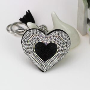 White diamonds on black background